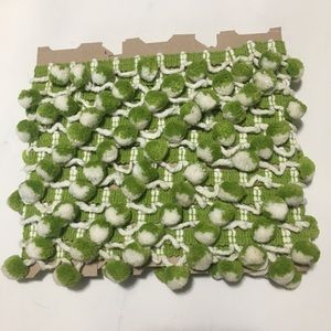 Vintage pompom ball trim fringe craft upholstery